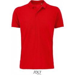 SOL's Collection polokošile Planet Men bio bavlna krátký rukáv pánská COT-25356600401 Červená