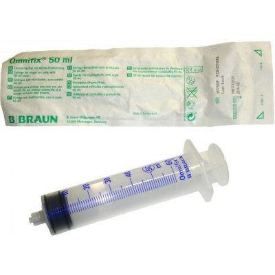 Omnifix Injekční stříkačka 50 ml – Zboží Mobilmania
