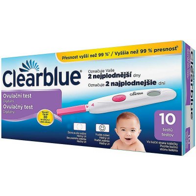 Glynn Aesthetics Clearblue digitální ovulační test 10 ks – Zboží Mobilmania