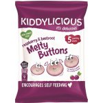 Kiddylicious Ovocno-zeleninové knoflíčky Malina s řepou 5 x 6 g – Hledejceny.cz