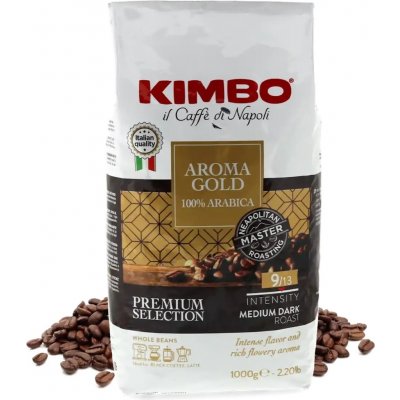 Kimbo Aroma Gold 100% Arabica 1 kg – Zbozi.Blesk.cz