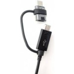 Samsung EP-DG950DBE Combo microUSB Datový s červenýukcí USB-C, 1,4m, černý – Zbozi.Blesk.cz