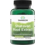 Swanson Shatavari Root Extract Standardized standardizovaný extrakt Chřest hroznovitý kořen 500 mg 120 kapslí – Hledejceny.cz