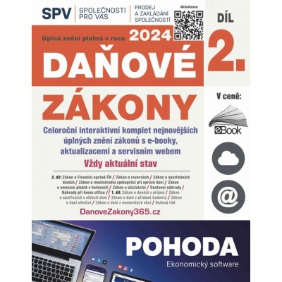 Daňové zákony 2024 XXL ProFi Díl 2., právní stav 1. 1. 2024 - kolektiv autorů – Hledejceny.cz
