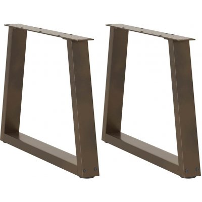 Omaxi 957215 Nohy konferenčního stolku ve tvaru V 2 ks černé 70 x 42-43,3 cm ocel – Sleviste.cz