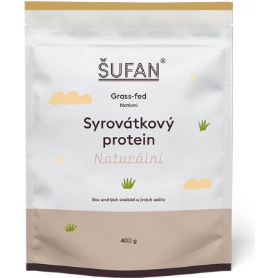 Šufan Syrovátkový protein Naturální 400 g – Zboží Dáma