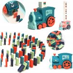 Bavytoy Elektrická mašinka s dominem modrá – Zboží Mobilmania