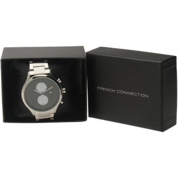 French Connection FC1266BSM Watch Silver/Black