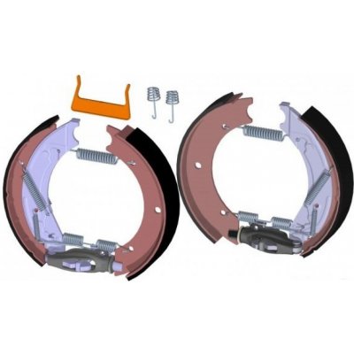 Brzdové čelisti komplet 250x40 mm ANS, Knott | Zboží Auto