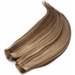 Clip in maxi set 73cm pravé lidské vlasy REMY TMAVÝ MELÍR – Sleviste.cz