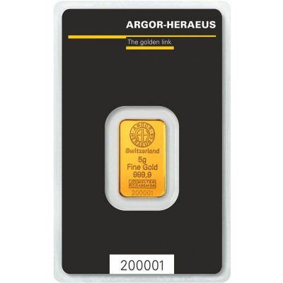 Argor-Heraeus Zlatý slitek 5 g od 7 107 Kč - Heureka.cz