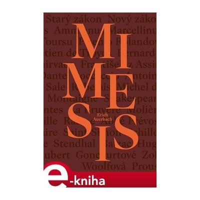 Mimesis - Erich Auerbach – Hledejceny.cz