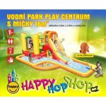 Happy Hop 9281 Vodní aqua park Play centrum s míčky a bazénkem – Zboží Mobilmania