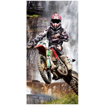 Faro Bavlněná plážová osuška Motocross Enduro - 70 x 140 cm – Zboží Mobilmania