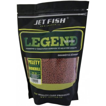 JET FISH Pelety Legend Range 1kg 12mm Švestka Česnek