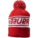 Bauer Čepice Bauer Team Ripped Pom Knit Senior červená – Hledejceny.cz