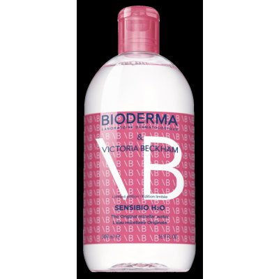Bioderma Sensibio H2O Victoria Beckham zklidňující čisticí micelární voda 500 ml – Zboží Dáma