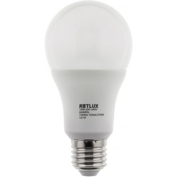 Retlux RLL 246 E27 LED žárovka A65 15W bílá teplá 50002477