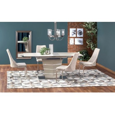 Halmar Jídelní stůl Silvius béžová – Zbozi.Blesk.cz