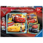 Ravensburger Disney Auta 3: Na závodech 3 x 49 dílků – Hledejceny.cz