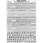 Woodland Scenics propisot písmena zkrácená Gothic R.R. černá MG737 – Zboží Dáma