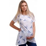 Těhotenská tunika 1A0525 bílá – Zboží Dáma