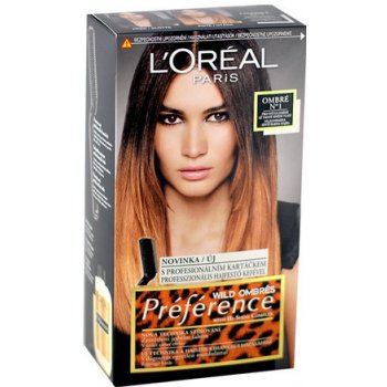 L'Oréal Préférence Wild Ombré N1 světle -tmavě hnědé vlasy barva na vlasy  od 239 Kč - Heureka.cz