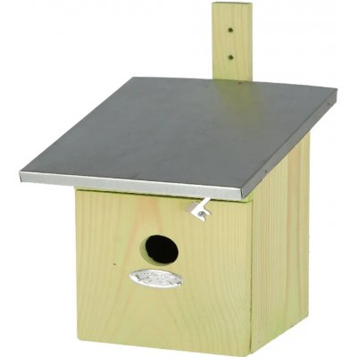 Esschert Design Budka Best for Birds pro Sýkorku koňadru 17 x 33 cm dřevěná přírodní – Hledejceny.cz