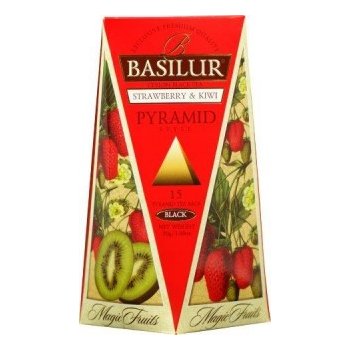 Basilur pyr. Strawberry Kiwi 15 x 2 g