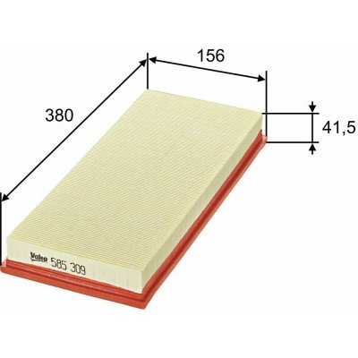 Vzduchový filtr VALEO 585309 – Hledejceny.cz
