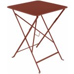 Fermob Bistro 57 x 57 cm Okrově červený kovový skládací stůl – Hledejceny.cz