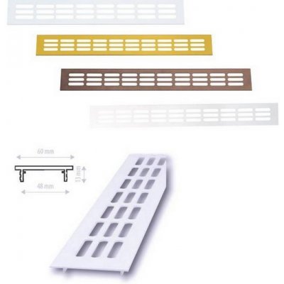 Cobra 1000 x 60 mm stříbrná – Zboží Mobilmania