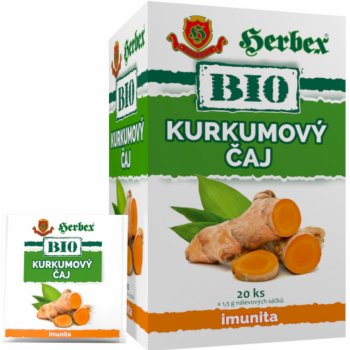 Herbex Bio Kurkumový čaj n.s.20 x 1,5 g