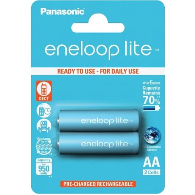 Panasonic Eneloop Lite AA 2ks 3LCCE/2BE – Zboží Mobilmania