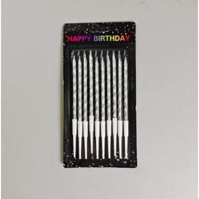 Dortisimo Svíčky spirálové stříbrné – Zbozi.Blesk.cz