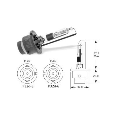 výbojka D4R 85V/35W Lucas - P32d-6 – Hledejceny.cz