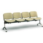 B2B Partner Čalouněné lavice do čekáren SMART, 4-sedák – Zboží Mobilmania