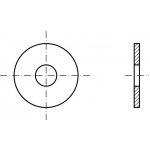PROFISTYL DIN 9021 podložka po nýty velkoplošná pozink Varianta: DIN 9021 podložka pod nýty ZnB (8,4x24x2,0mm) M8 – Hledejceny.cz