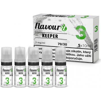 Flavourit KEEPER PG30/VG70 booster 3mg 5x10ml