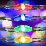 Voltronic 68033 Sada 2 kusů světelných drátů 50 LED barevná – Hledejceny.cz