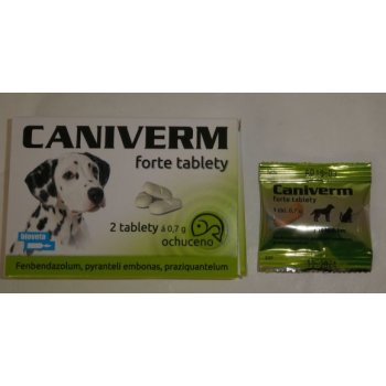 Bioveta Caniverm forte 0,7 g 2 tbl