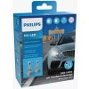 Přední světlomet Philips H4 12V 18W P43t Ultinon Pro6000 LED 5800K se silniční homologací 2ks.