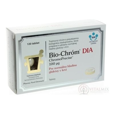 Pharma Nord BIO-CHROM DIA 100 mikrogramů 120 tablet – Zboží Mobilmania