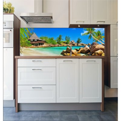 WEBLUX Fototapeta do kuchyně fólie luxury tropical holidays - 62864387 luxusní tropické dovolené rozměry 180 x 60 cm
