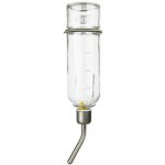 Trixie Skleněná napáječka s kovovým pítkem pro činčily a králíky 500 ml – Zboží Dáma