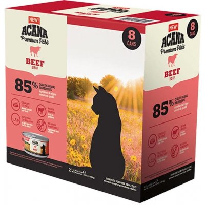 Acana PATE BEEF Cat 8 x 85 g – Zboží Mobilmania