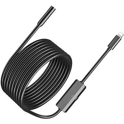 W-star Endoskopická kamera WSE8x5HL sonda 8mm 5m HD tvrdý kabel lightning – Zbozi.Blesk.cz