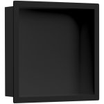 CERANO - Zápustná polička/nika s okrajem do obkladu - černá matná - 30x30x10 cm – Zboží Dáma