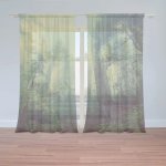 Záclony Temný les: 2 ks - 150x250 cm - Sablio – Hledejceny.cz