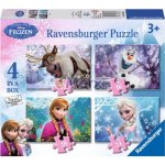 Ravensburger 4v1 Ledové království 12,16,20,24 dílků – Hledejceny.cz